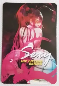 Hip Lifting Series Holographic Custom Art Goddess Story Anime Collectible Card - Image 2
