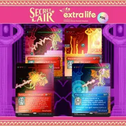 Magic The Gathering Secret Lair Pixel Perfect Extra Life 2024 Rainbow Foil - Image 1