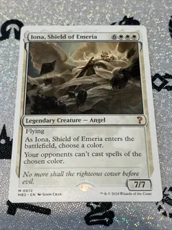MTG - Iona, Shield of Emeria (White Border) Mystery Booster 2 Regular NM - Image 1