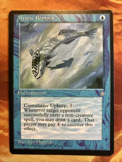 MTG Mystic Remora Ice Age Near-Mint Condition Blue Vintage!!! - Image 1