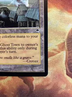 MTG Ghost Town Tempest Lightly Played Condition Rare Land Vintage!! - Image 5
