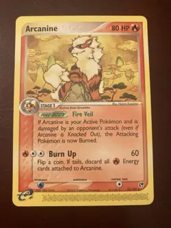 Arcanine 15/100 Sandstorm Regular Rare 2003 Pokemon TCG Card NM - Image 1