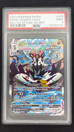 Rapid Strike Urshifu VMAX 170/163 - Battle Styles - Graded PSA 9 MINT Pokemon - Image 1