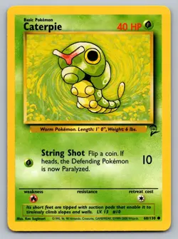 Pokemon TCG Base Set 2 Caterpie #68 - Image 1