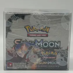 #2 Pokemon Burning Shadows Sun & Moon Booster Box Sealed with Soft Case - Image 1
