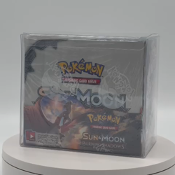 #2 Pokemon Burning Shadows Sun & Moon Booster Box Sealed with Soft Case - Image 2