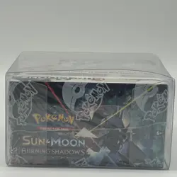 #2 Pokemon Burning Shadows Sun & Moon Booster Box Sealed with Soft Case - Image 3