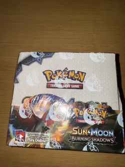 Pokemon Booster Box FAKE - Sun And Moon Burning Shadows Fake Not Real - Image 1