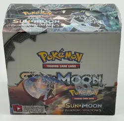Pokemon TCG Sun & Moon Burning Shadows Booster Box SEALED w/ Plastic Case - Image 1