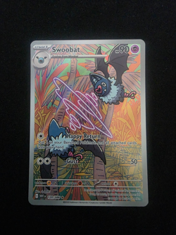 Swoobat - 120/086 - Illustration Rare - White Flare - NM/M - Pokemon Card - Image 1