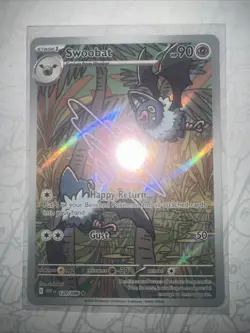 Swoobat - 120/086 - Illustration Rare - White Flare - NM/M - Pokemon Card - Image 1