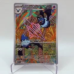 Swoobat - 120/086 - Illustration Rare - White Flare - Pokemon Card - MINT/NM - Image 1