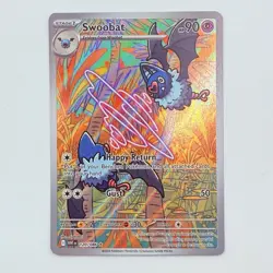 Swoobat - 120/086 - Illustration Rare - White Flare - Pokemon Card - MINT/NM - Image 3