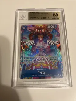 One Piece Emperors In The New World Buggy OP09-051 R Alt Art BGS 9.5 - Image 1