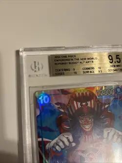 One Piece Emperors In The New World Buggy OP09-051 R Alt Art BGS 9.5 - Image 2