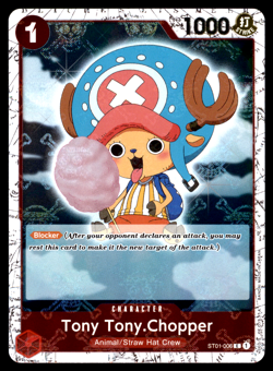 TONY TONY.CHOPPER ST01-006 PIRATE FLAG HOLO THE BEST PRB01 ENGLISH ONE PIECE TCG - Image 1
