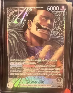 Crocodile - OP14-079 (Alternate Art) - The Azure Sea's Seven (OP14) - Image 1