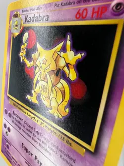 Pokemon Kadabra 32/102 Base Set 1999 Non Holo Unlimited Rare Card NM NEAR MINT - Image 3