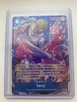 Sanji OP11-051 SR Alt Art A Fist of Divine Speed ONE PIECE Card NM English - Image 1