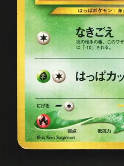 Chikorita No.152 HP Neo Premium File 1 Japanese Pokemon Card TCG - Image 2