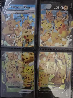 Pikachu V-Union [Set of 4] SWSH: Sword & Shield Promo Cards Holo - Image 1