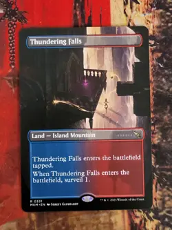 MTG Card : Thundering Falls (Murders Karlov Manor) BORDERLESS - Image 1