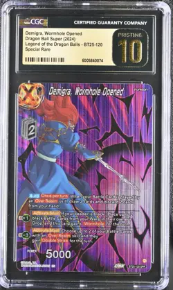 Demigra, Wormhole Opened SPR BT25-12 | Dragon Ball Super Card | Pristine 10! - Image 1