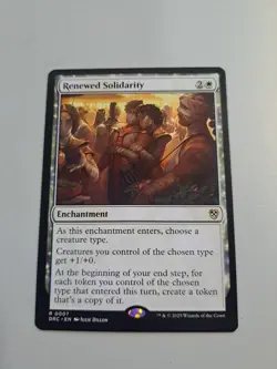 MTG: Commander: Aetherdrift: Renewed Solidarity (LP) - Image 1