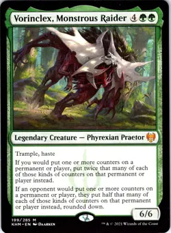 Vorinclex, Monstrous Raider 199 Kaldheim NM MTG - Image 1