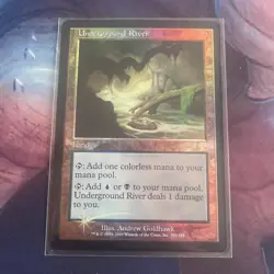Underground River: 2001 Magic the Gathering - 7th Edition Foil - Image 1