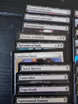 MTG - Commander (EDH) Deck - Shirei, Shizo's Caretaker, Mono Blackrifice ☠ - Image 3