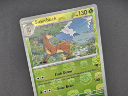 Pokemon TCG Sawsbuck 007/086 Master Ball Uncommon White Flare Scarlet Violet - Image 2
