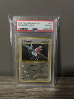 Pokemon TCG Skarmory Holo JPN Neo #227 PSA 10 Low Pop - Image 1