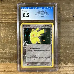 2006 Pokemon Pikachu Holo 93/92 Legend Maker Delta Species CGC 8.5 - Image 1
