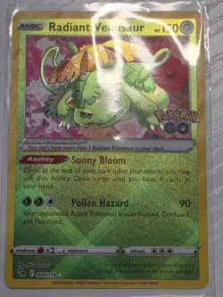 Radiant Venusaur 004/078 Pokemon GO Holo - Image 1