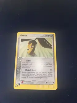 Pokemon TCG Mawile EX Sandstorm 9/100 Holo Rare - Image 1