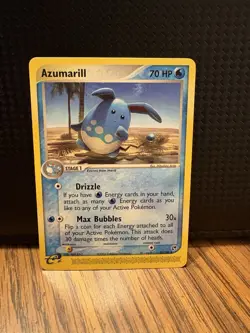 Pokemon TCG Azumarill 30/100 EX Sandstorm Non Holo - Image 1