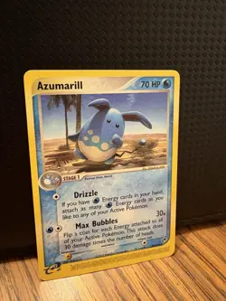 Pokemon TCG Azumarill 30/100 EX Sandstorm Non Holo - Image 3