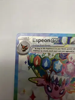 Pokemon Espeon EX SVP 175 Premium Figure Collection Black Star Promo - Image 2