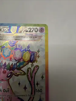 Pokemon Espeon EX SVP 175 Premium Figure Collection Black Star Promo - Image 3