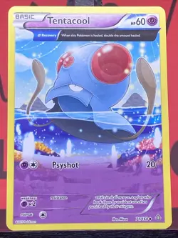 Tentacool 71/160 Primal Clash Full Art Uncommon Pokemon TCG 2015 LP - Image 3