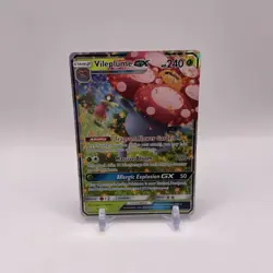 Vileplume GX 4/236 Cosmic Eclipse 2019 Pokemon TCG Ultra Rare Holo Card - Image 1