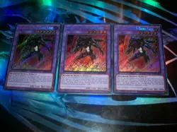 3x Masked HERO Dark Law 1st Edition Secret Rare RA01-EN025 Yu-Gi-Oh! - Image 1
