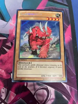 YUGIOH - SABERSAURUS - SECRET RARE - LCJW - 1ST ED - LP - Image 1