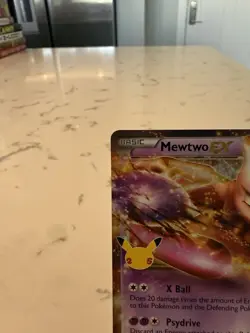 Pokemon TCG Mewtwo EX Celebrations: Classic Collection 54/99 Holo Ultra Rare - Image 2