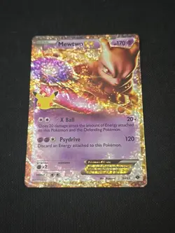 Mewtwo EX 54/99 Celebrations: Classic Collection Holo Ultra Rare Pokemon TCG NM - Image 2