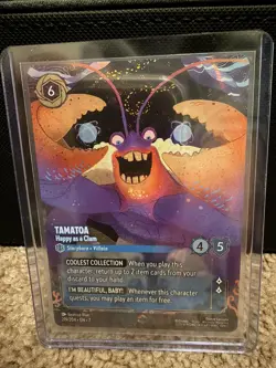 Disney Lorcana: Archazia's Island - Tamatoa Happy as a Clam - Enchanted 219/204 - Image 1