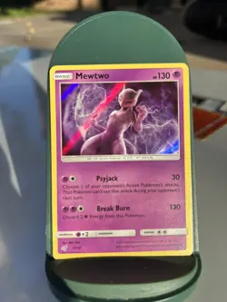 Mewtwo - (12/18) - Detective Pikachu Set - Holo Star Rare - Pokemon Card TCG - Image 1