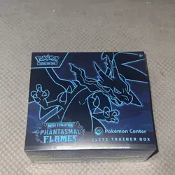 Pokemon TCG Phantasmal Flames Pokemon Center ETB Elite Trainer Box - NEW SEALED - Image 1
