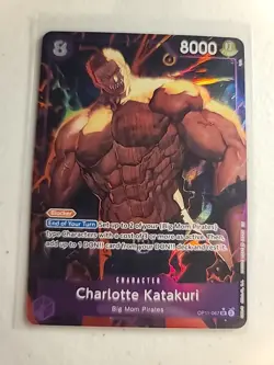 One Piece Charlotte Katakuri Alternate Art OP11-067 A Fist of Divine Speed Foil - Image 1